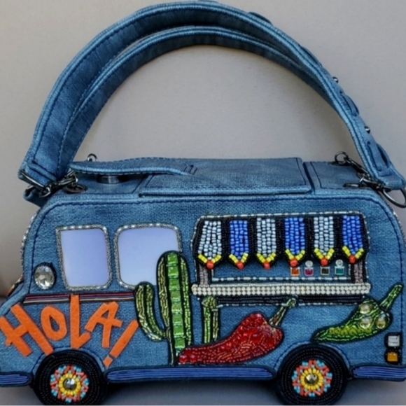 RARE,RETIRED MARY FRANCES TACO TRUCK HANDBAG - Picture 6 of 6